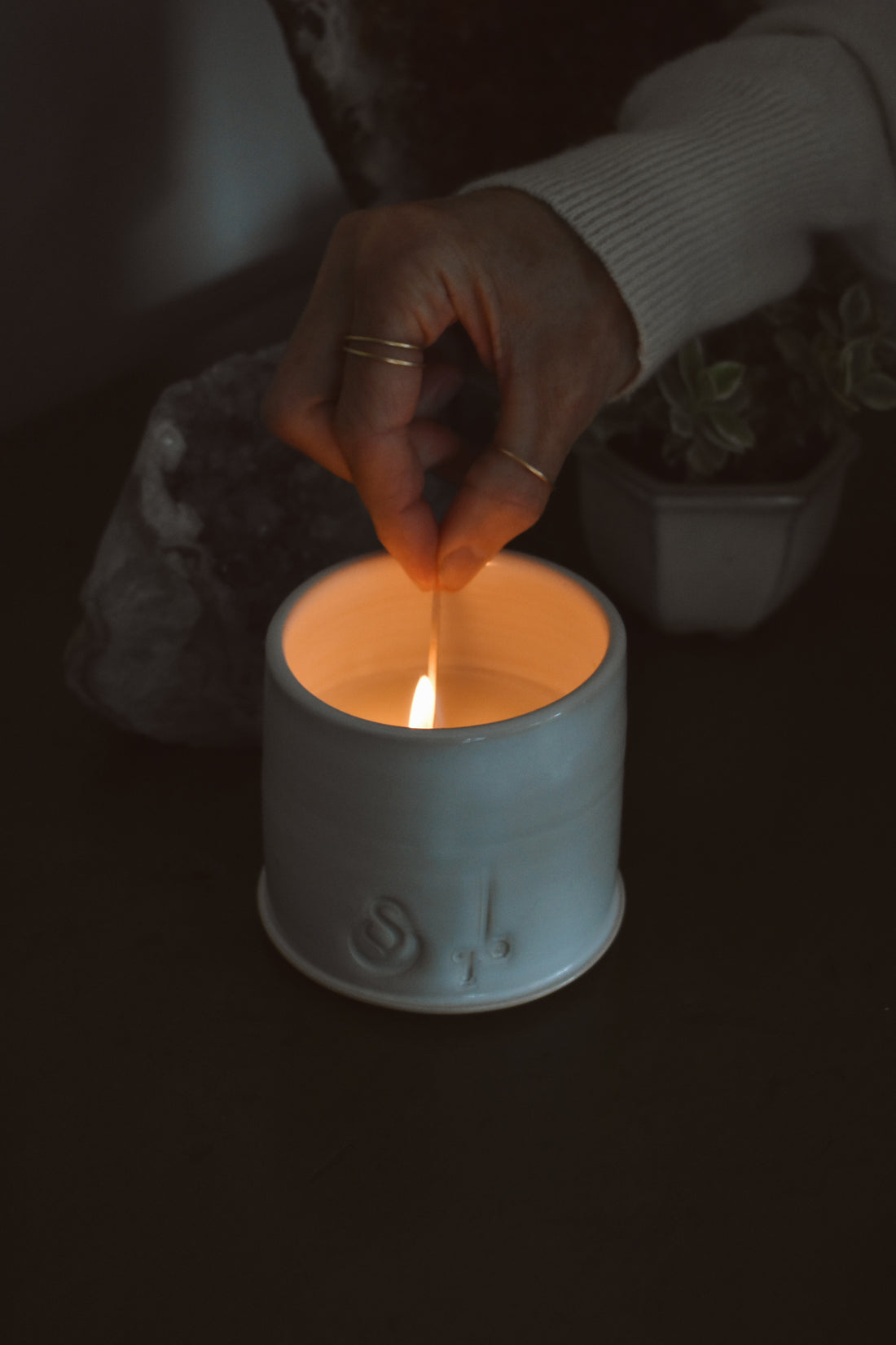 glo garden candle (SOLD OUT) restock in fall!